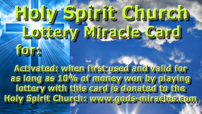 Lottery Miracle Card